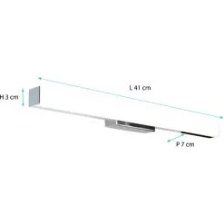 Applique De Salle De Bain 41 Cm Chrome (12W 960LM 4000K IP44) - Voltman -Pas Cher VOLTMAN Magasin 38276265 3