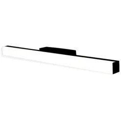 Applique De Salle De Bain 53 Cm Noire (16W 1280LM 4000K IP44) - Voltman