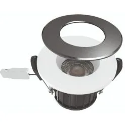 Spot Dimmable Salle De Bain IP 65 (9W 4000K 550LM) Argenté - Voltman