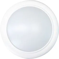 Hublot Extérieur Rond IP54 (1050LM 6500K A++) Blanc - Voltman