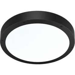 Plafonnier Rond IP65 (1800LM 5700K A++) Noire - Voltman