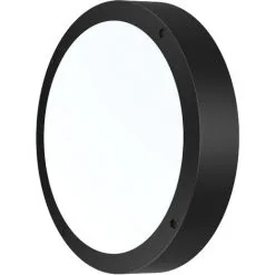 Plafonnier Extérieur Oval IP65 (1800LM 5700K A++) Noire - Voltman