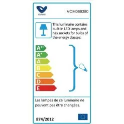 Hublot Extérieur Rond IP54 (1050LM 6500K) Blanc - Voltman -Pas Cher VOLTMAN Magasin 38276511 3