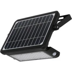 Applique Solaire Déporté Avec Détecteur De Mouvement IP65 (1080Lm 4000K A++) Noire - Voltman