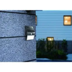 Applique Solaire Avec Détecteur De Mouvement IP44 (2000Lm 6500K A++) Noire - Voltman -Pas Cher VOLTMAN Magasin 39495244 3