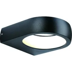 Applique Extérieure Filaire IP54 (470Lm 3000K A++) Noire - Voltman