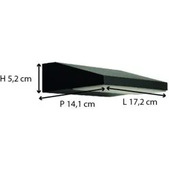 Applique Extérieure Filaire IP65 (1200Lm 3000K 180° A++) Noire - Voltman -Pas Cher VOLTMAN Magasin 39847494 3