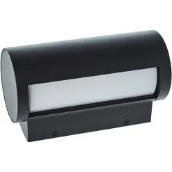 Applique Murale Extérieure Avec Câble IP65 (1250Lm 3000K A++) Noire - Voltman