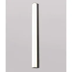 Réglette Spécial Salle De Bains IP44 (90cm 18W 1410LM 4000K) Noire - Voltman