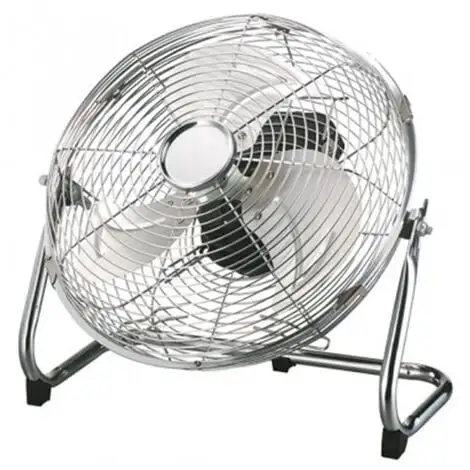 VOLTMAN Ventilateur De Sol - Brasseur D'air De Sol MARILYN S Acier Chromé - Silencieux - 50W - D30cm - 3 Vitesses - Style Industriel 1 VOLTMAN Ventilateur De Sol - Brasseur D'air De Sol MARILYN S Acier Chromé - Silencieux - 50W - D30cm - 3 Vitesses - Style Industriel