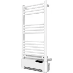 Radiateur Sèche-serviettes Vertical à Inertie Fluide LIZA 500W + Soufflerie 1000W Blanc - Programmation Digitale - VOLTMAN -Pas Cher VOLTMAN Magasin 67936516 3